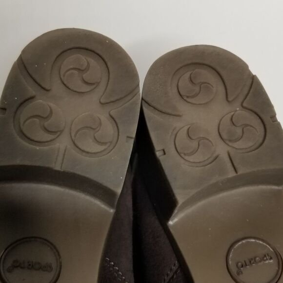 Sporto Holly Style Faux Fur Trim Lace Up Ankle Boots Brown Size 9M - Picture 8 of 10